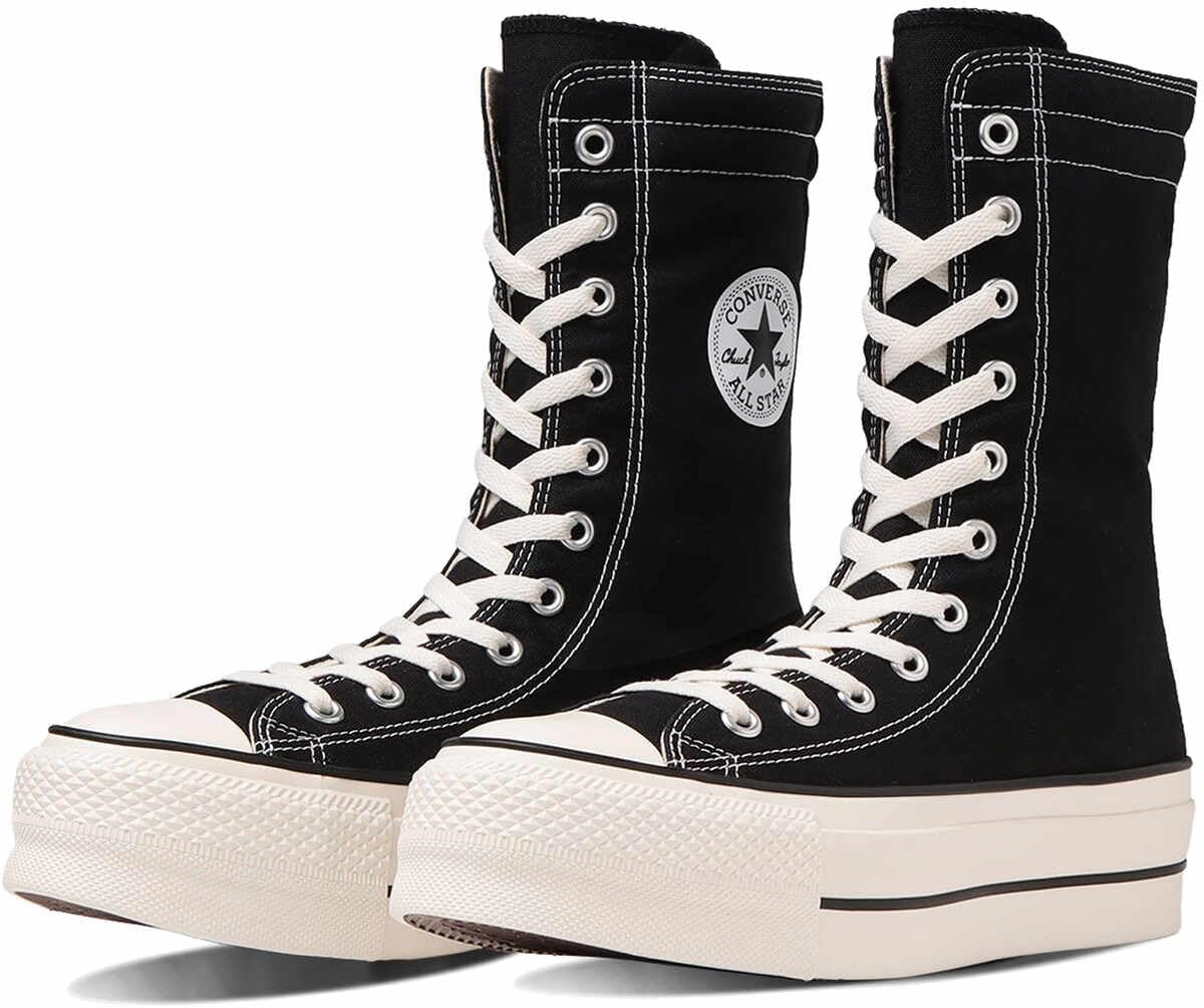 Converseオールスター ニーハイ 厚底 13ホール プラットST Converseオールスター ニーハイ 厚底 13ホール プラットST